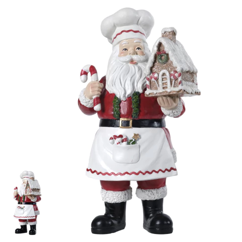 Papai Noel Confeiteiro Gourmet 29,5X16,5cm