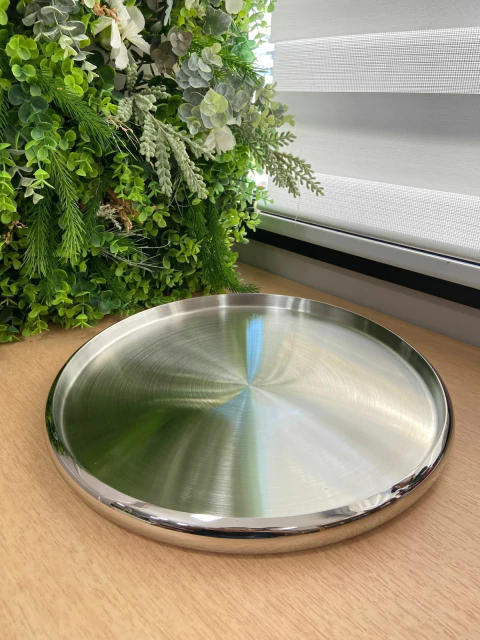 Bandeja de Aço Inox 3,5X36cm