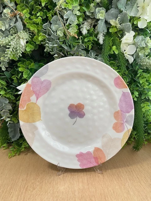 Prato Raso Folhagem de Aquarela Melamina - comprar online