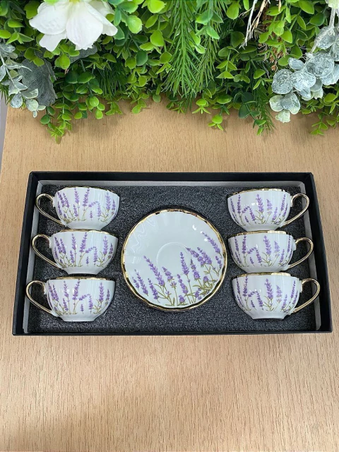 Kit Café Lavandas Reais- 6 Unidades