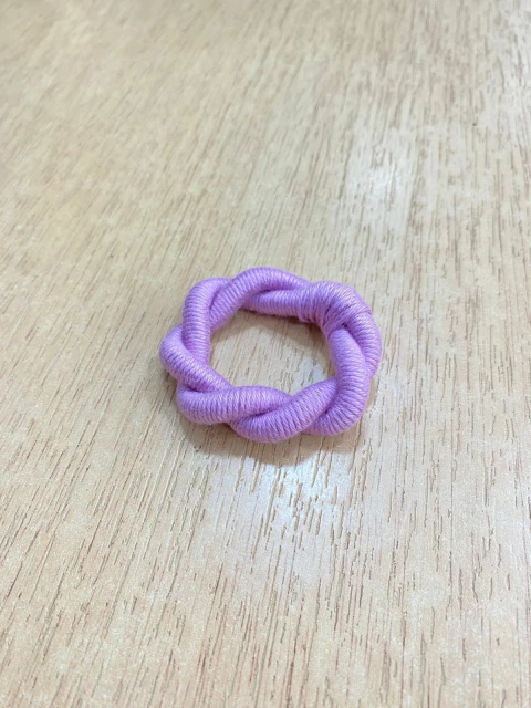 Porta Guardanapo Argola Infinito Lilás