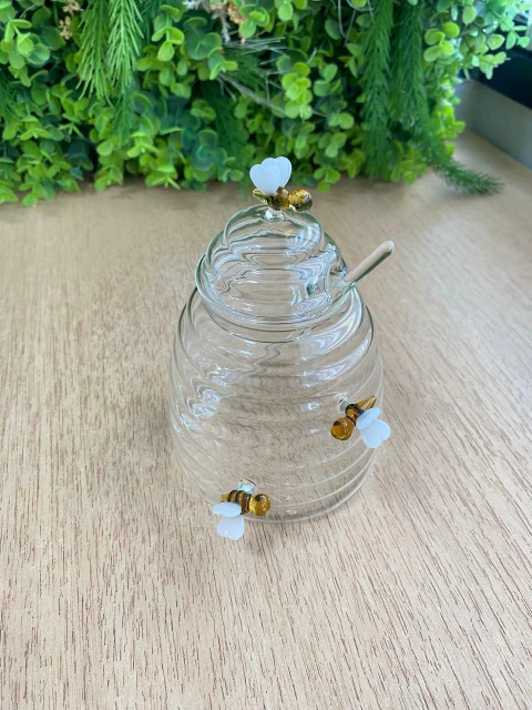 Açucareiro Lovely Bee (Vidro)
