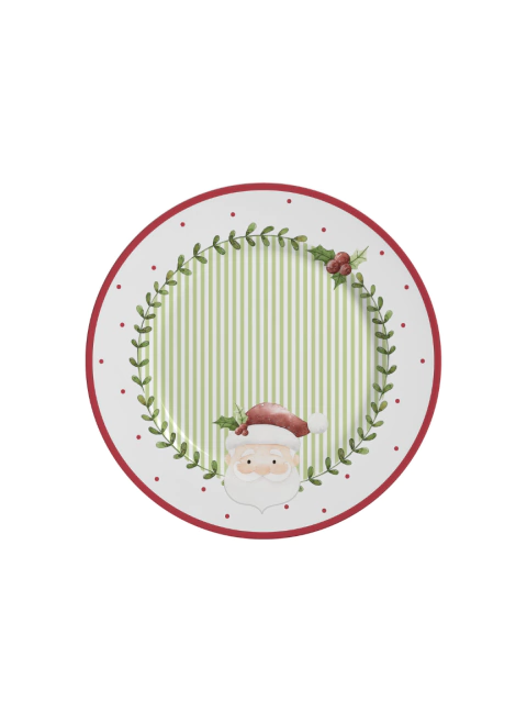 Prato de Sobremesa Natal Encanto Noel 21cm - comprar online