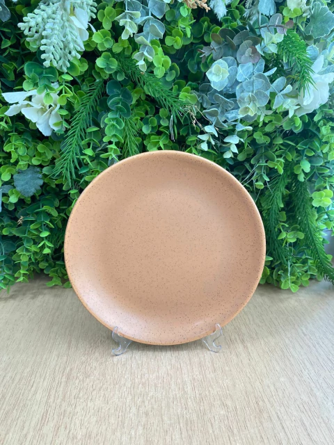 Prato Sobremesa Terracota 21cm - comprar online