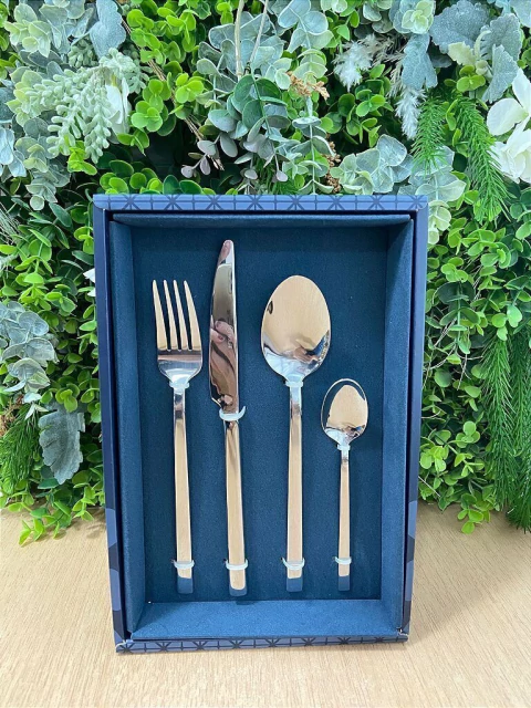 Faqueiro com 24 Peças Aço Inox