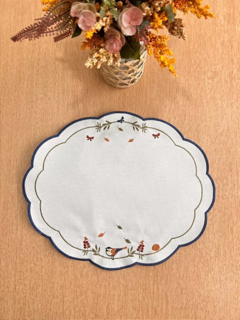 Lugar Americano Bordado Pássaros - comprar online