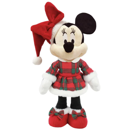 Pelúcia Minnie Mouse Natal Clássico 45cm