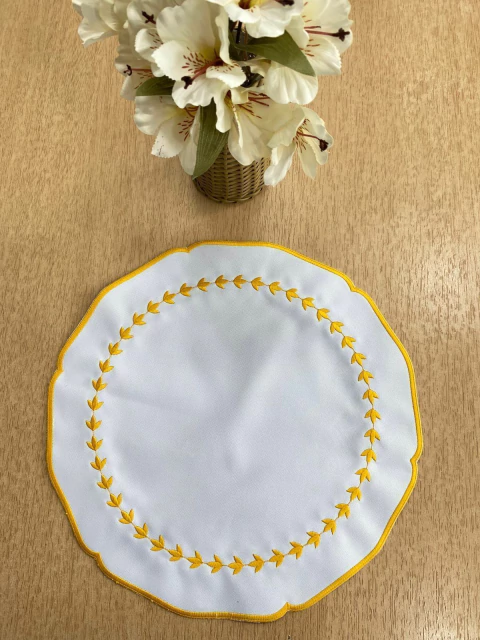 Lugar Americano Select Amarelo Impermeável