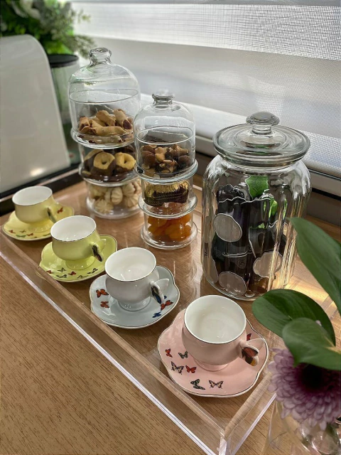 Bandeja Decorativa em Acrilico 5X60X30cm - comprar online