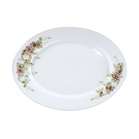 Travessa Vintage Christmas 25,5X35cm