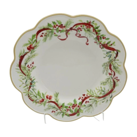 Prato Raso Guirlanda Natalina 27cm