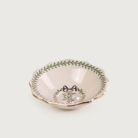 Bowl Guirlanda Encanto Ouro Luxo