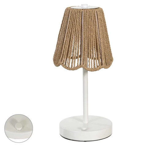 Luminária de Mesa Decorativa Rústico Chique 30X13cm