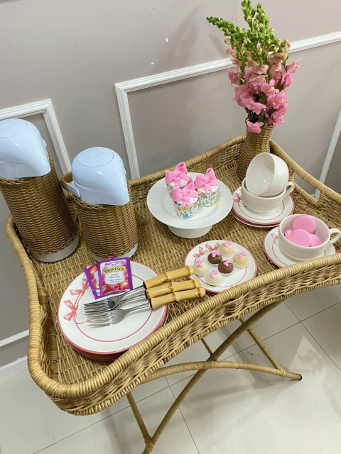 Mesa Bandeja de Junco Dobrável - comprar online