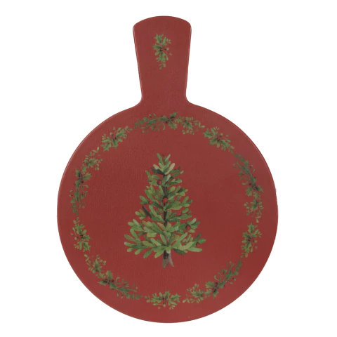 Tábua de Frios/Petisqueira Árvore de Natal Melamina 22,8X32cm - comprar online