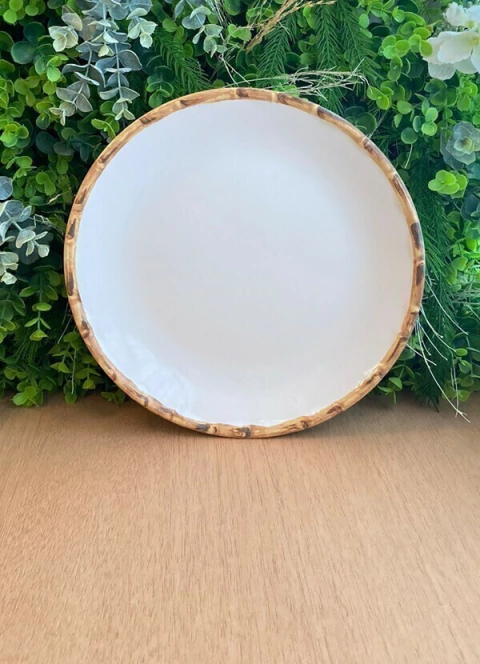 Prato Raso Bambu Natural