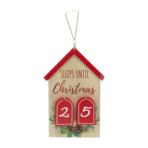 Enfeite Pendente Contador Regressivo Natal 20cm
