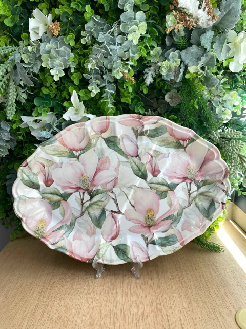 Travessa Média Peonia Rosa