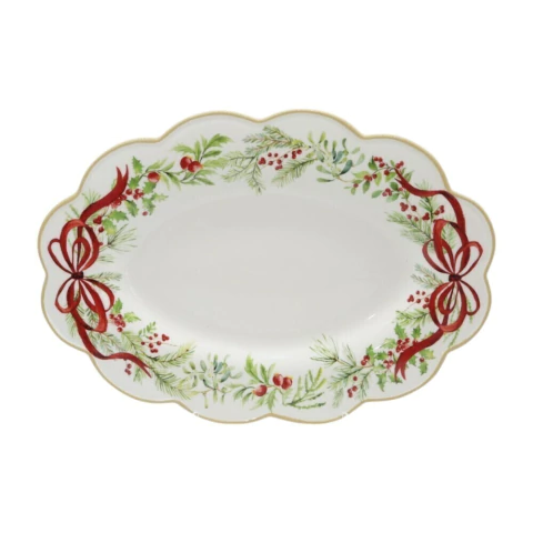 Travessa Guirlanda Natalina 41cm