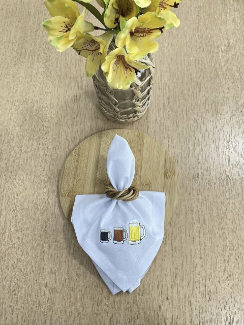 Guardanapo Beer Bordado