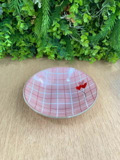 Bowl Xadrez Cherry (Vidro)