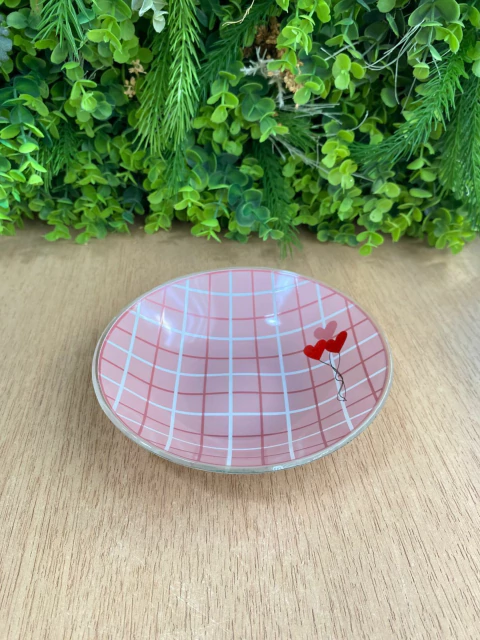 Bowl Xadrez Cherry (Vidro)