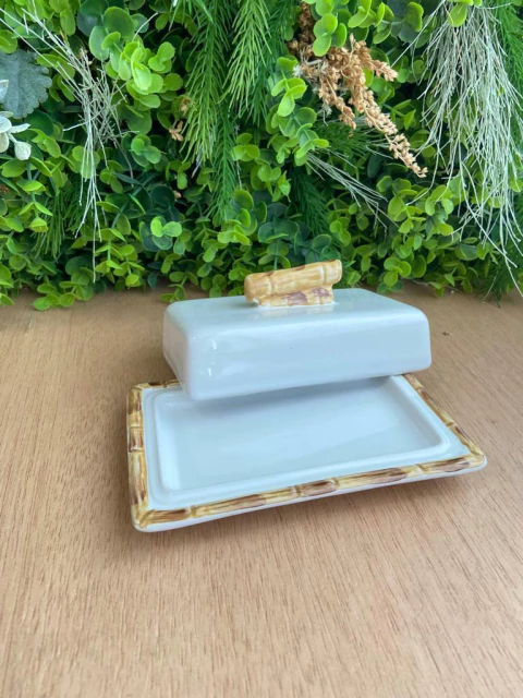 Manteigueira Bambu Natural