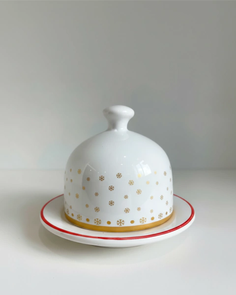 Mantegueira Redonda Noel Mágico 11,5 cm - comprar online