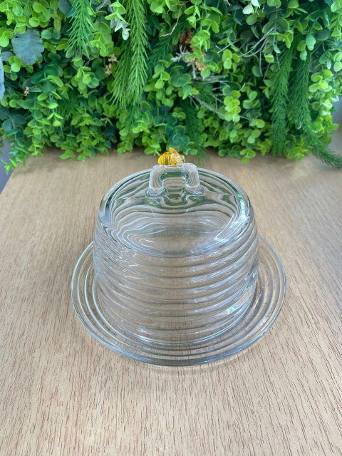 Queijeira Simple Bee (Vidro)