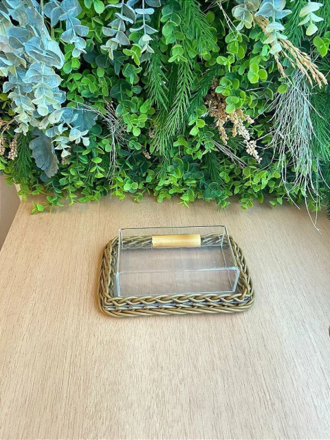 Bandeja Porta Manteiga Balli Caramelo