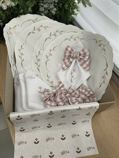 Kit Mesa Luana - 4 Lugares