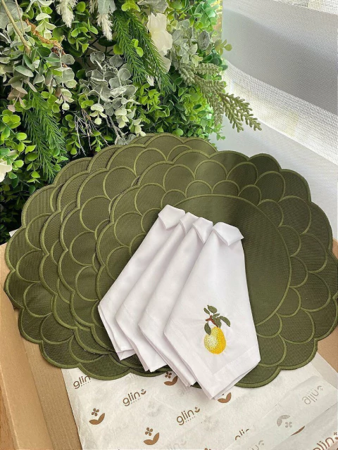 Kit Mesa Frescor Cítrico- 4 Lugares