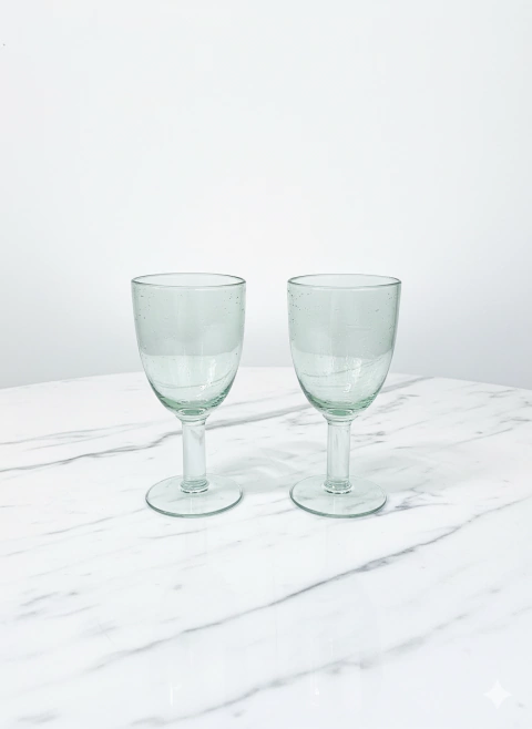 Conjunto com 2 taças Verde Luxo 250ML - comprar online