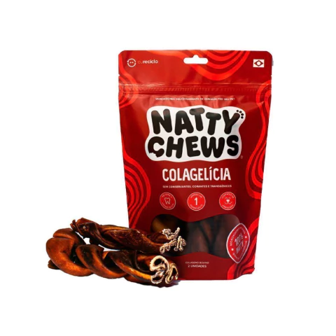 Petisco Natural Natty Chews Colagelicia com 2 Unidades