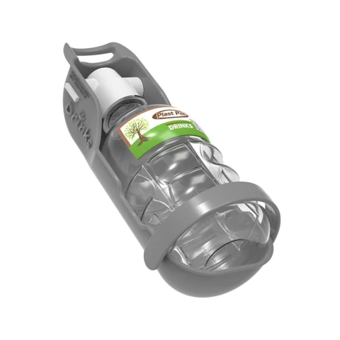 Bebedouro Portátil para Passeio cor Cinza Taupe Pet Drink Eco 300ml