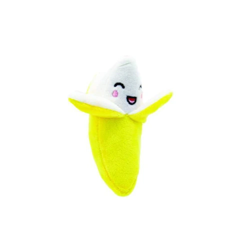 Brinquedo Pelúcia Banana com Apito 13x6cm