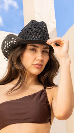 Chapéu Boho Preto - comprar online