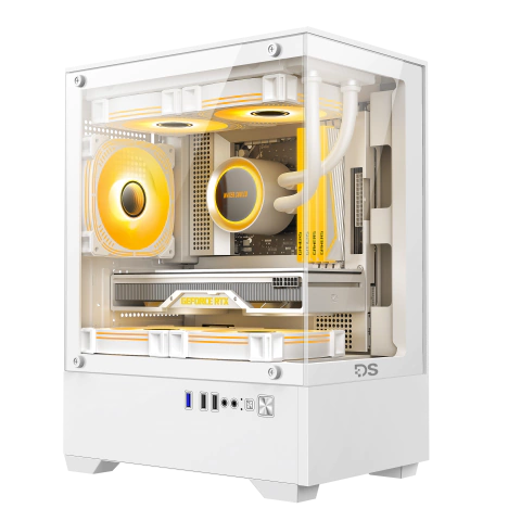 Gabinete Gamer DS A-501 Blanco 3 fans RGB - comprar online