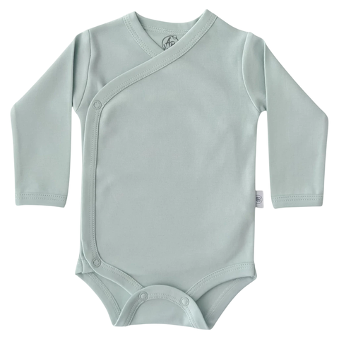 Body manga larga tipo kimono – Verde - comprar en línea