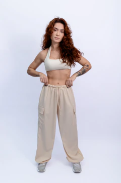 Calça Cargo Bege - loja online
