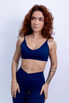Top Slim Marinho