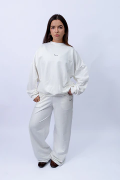 Calça Moletom Over Off-White