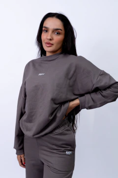 Casaco Moletom Over Cinza - fav outfit