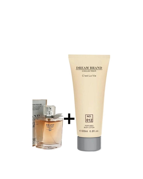 Kit Miniatura 25ml + Hidratante 200ml inspiração La Vie Est Belle - Brand Collection