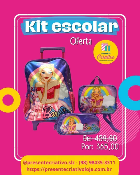 KIT MOCHILA ESCOLAR