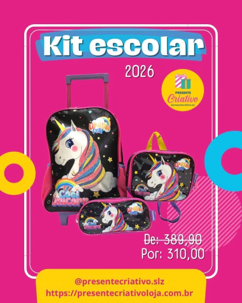 KIT MOCHILA ESCOLAR