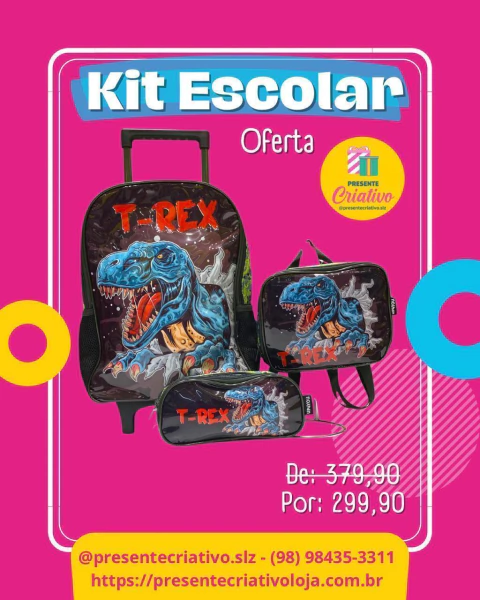 KIT MOCHILA ESCOLAR