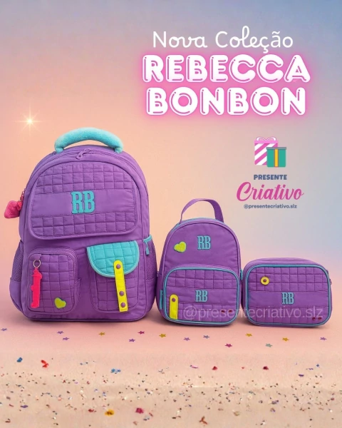 KIT MOCHILA REBECCA BOMBOM