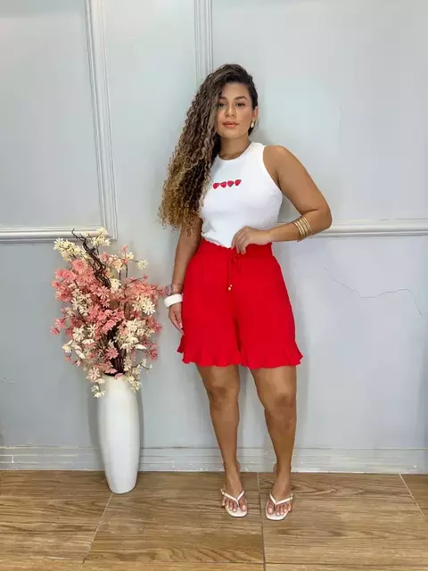 Short Rafa | Vermelho - comprar online