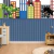 Papel de Parede Super-Heróis Infantil e Ripado Azul Sob Medida por m² - Decor Papel de Parede